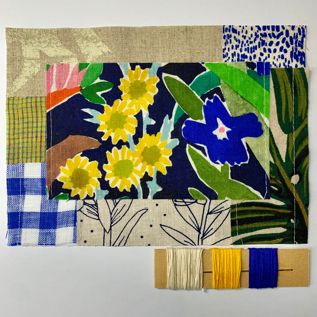 Slow Stitching Kit - Togetherness Blooms I