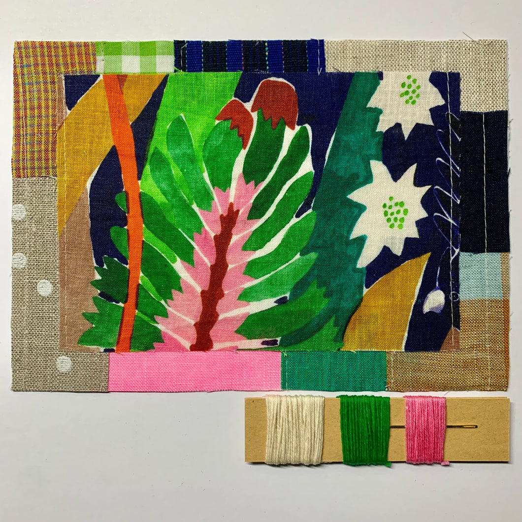 Slow Stitching Kit - Luminous Blooms II