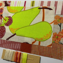 Load image into Gallery viewer, Slow Stitching Kit - Neon Pears II
